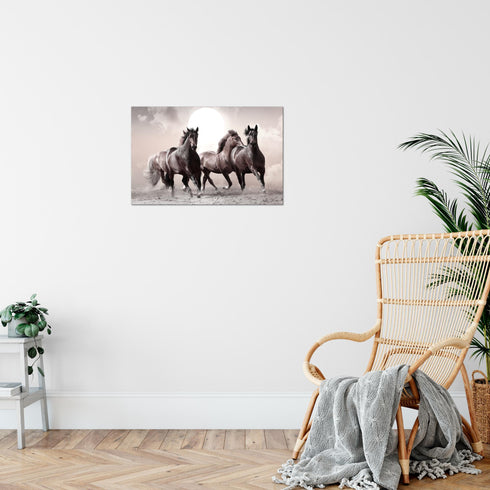 Wandbilder Wohnzimmer XXL Pferde Moderne Bilder Tiere
